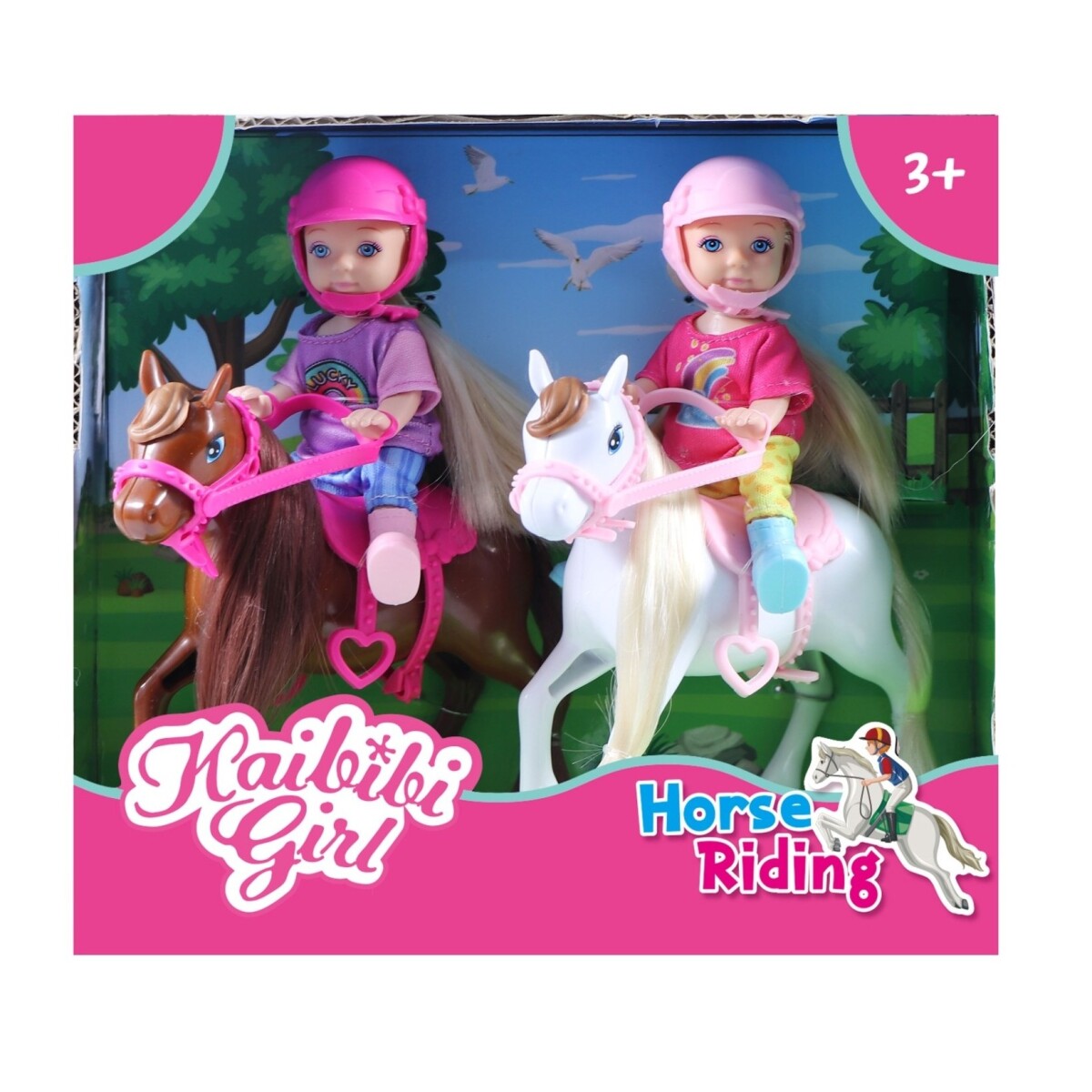 Set de 2 Muñecas en Pony WG624 