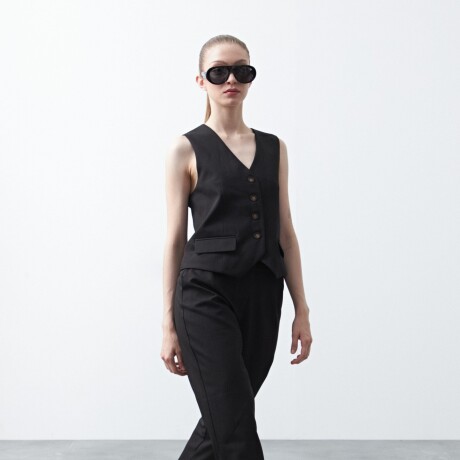 PANTALON PAISLEY Negro