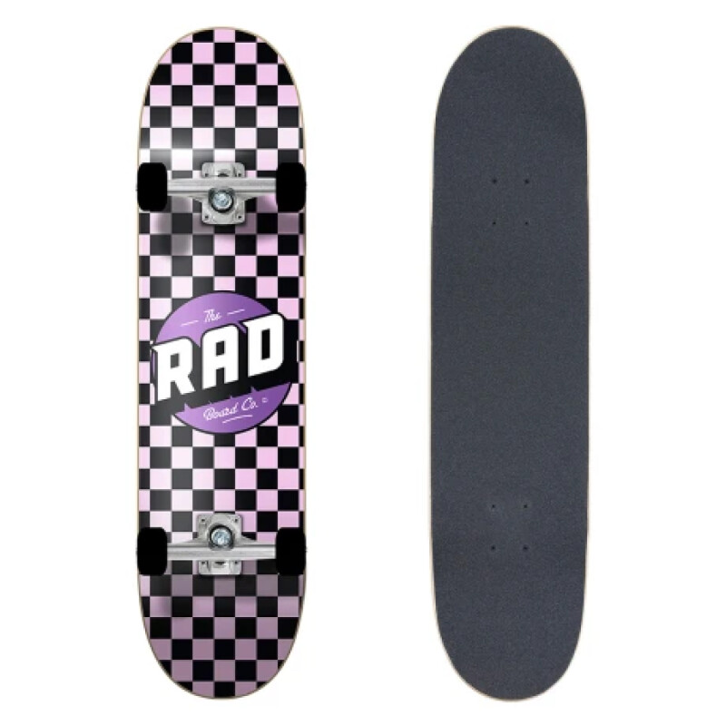 Skate armado rad DUDE CHECKERS POWDER PINK / BLACK - 7.5" Skate armado rad DUDE CHECKERS POWDER PINK / BLACK - 7.5"