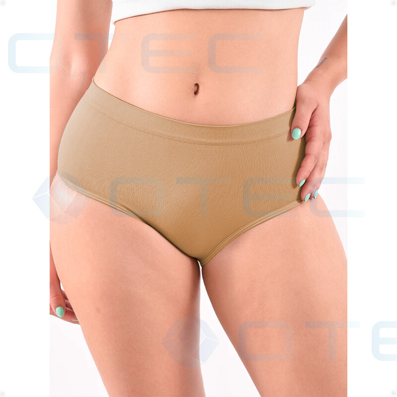Bombacha Tiro Alto Beige Talla L-XL
