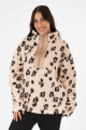 Sweater animal beige sherpa Beige