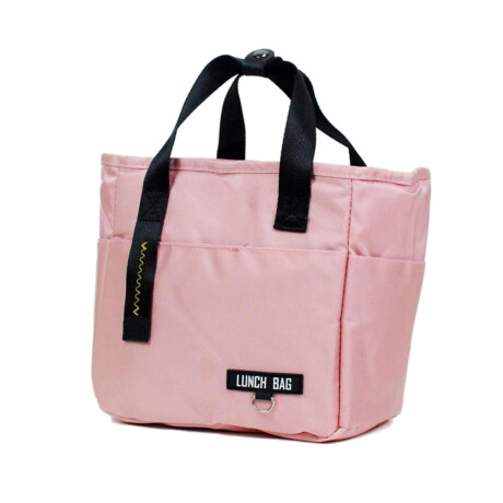 Lunchera unicolor grande Rosado