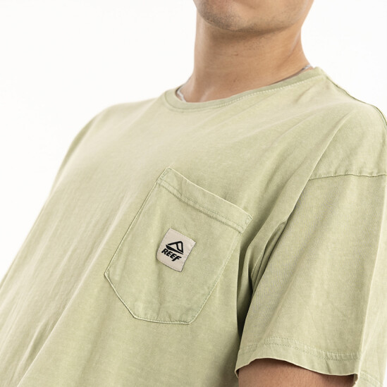 Remera Reef Oversize Pocket Verde