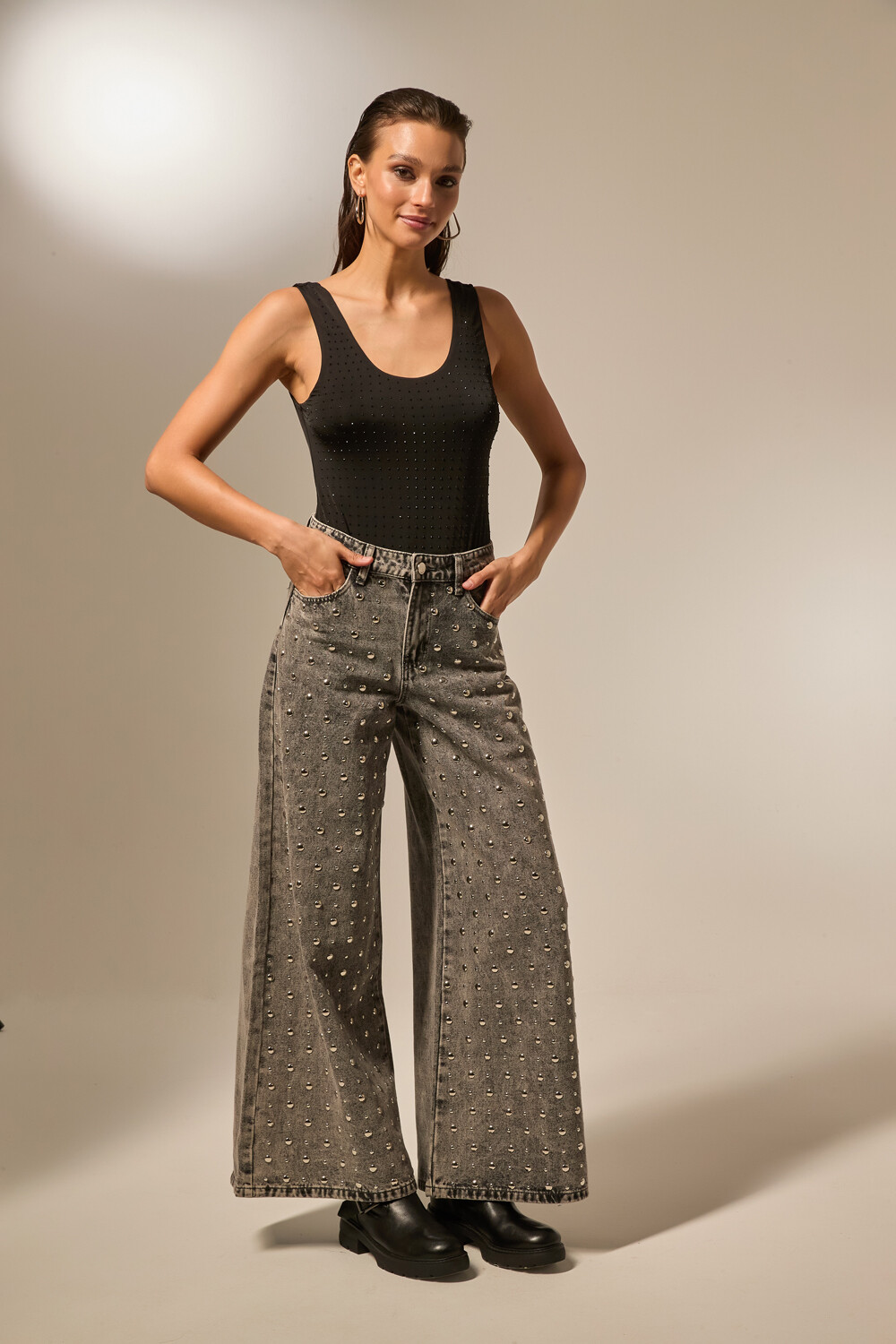 Pantalon Elka Gris Claro