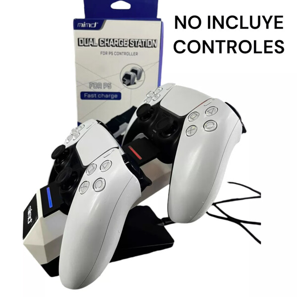 Estación De Carga Dual Mimd BASE DE CARGA JOYSTICK PS5 X2 SND-459A