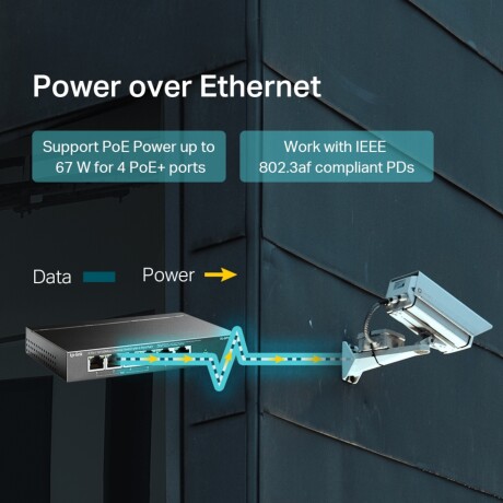 Switch Tp-Link Tl-sf1006p 6 Puertos 10/100 4 PoE 001