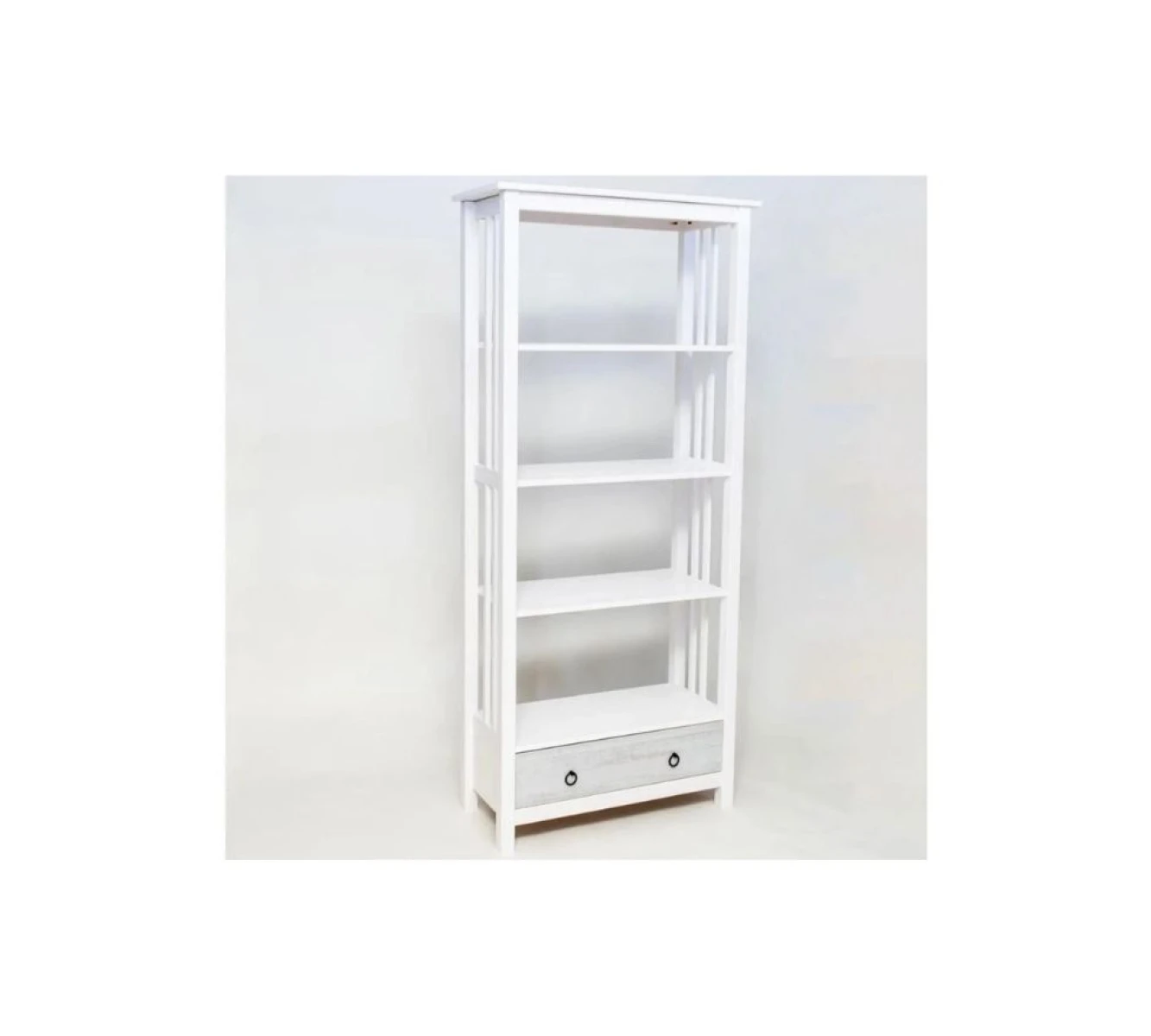Estanteria Biblioteca Multiuso, Madera Vintage 