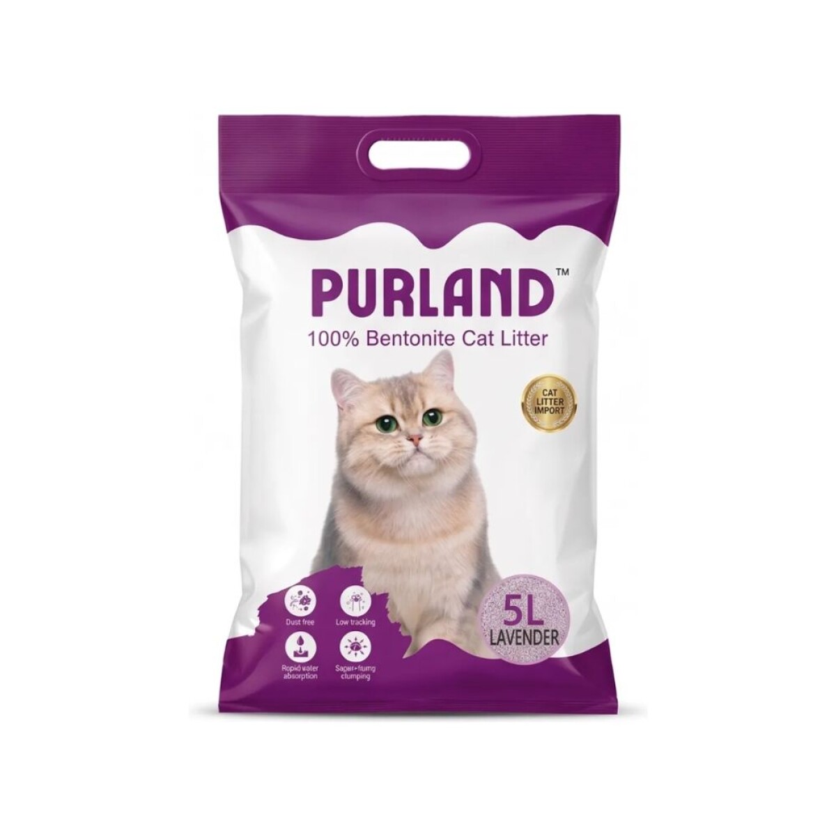 Purland Cat Litter Lavanda 4Kg/5Lts 