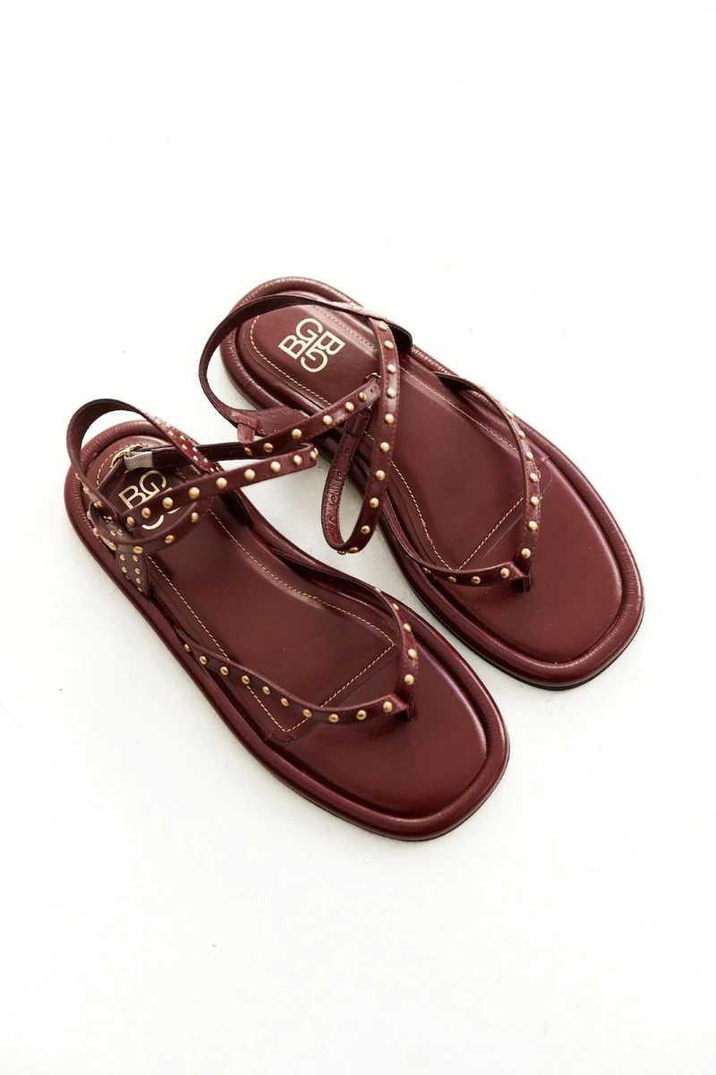 Sandalia Togo bordo 38