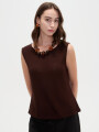 Musculosa Ikat Chocolate