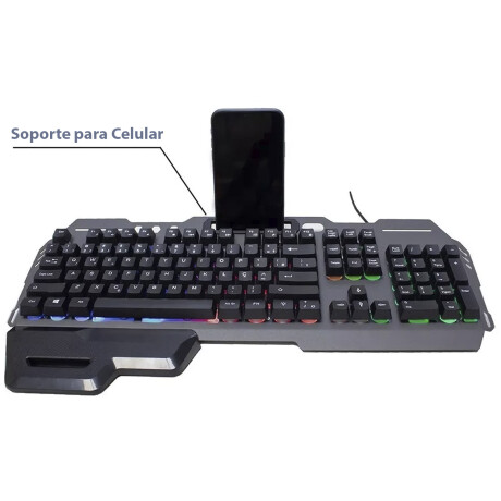 Set Teclado y Mouse Gamer Símil Mecánico JX-KT660 con RGB Set Teclado y Mouse Gamer Símil Mecánico JX-KT660 con RGB