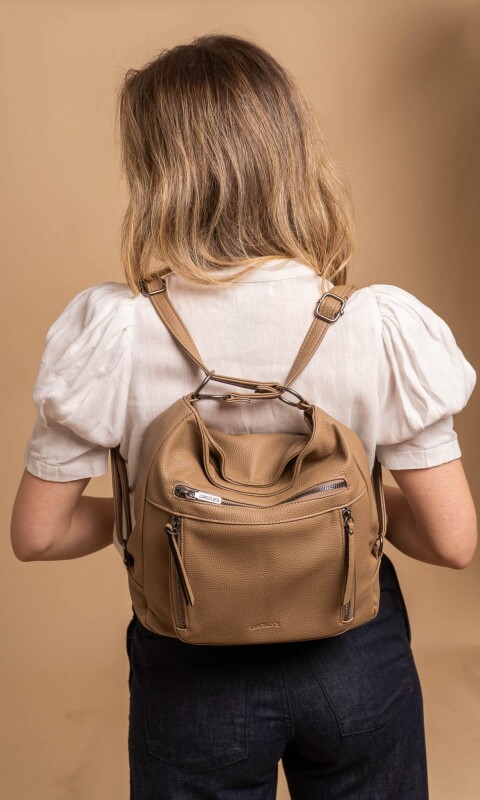 CARTERA MOCHILA CALENDULA TOPO