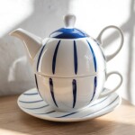 TEA FOR ONE 275ML+400ML LINEAS AZUL TEA FOR ONE 275ML+400ML LINEAS AZUL