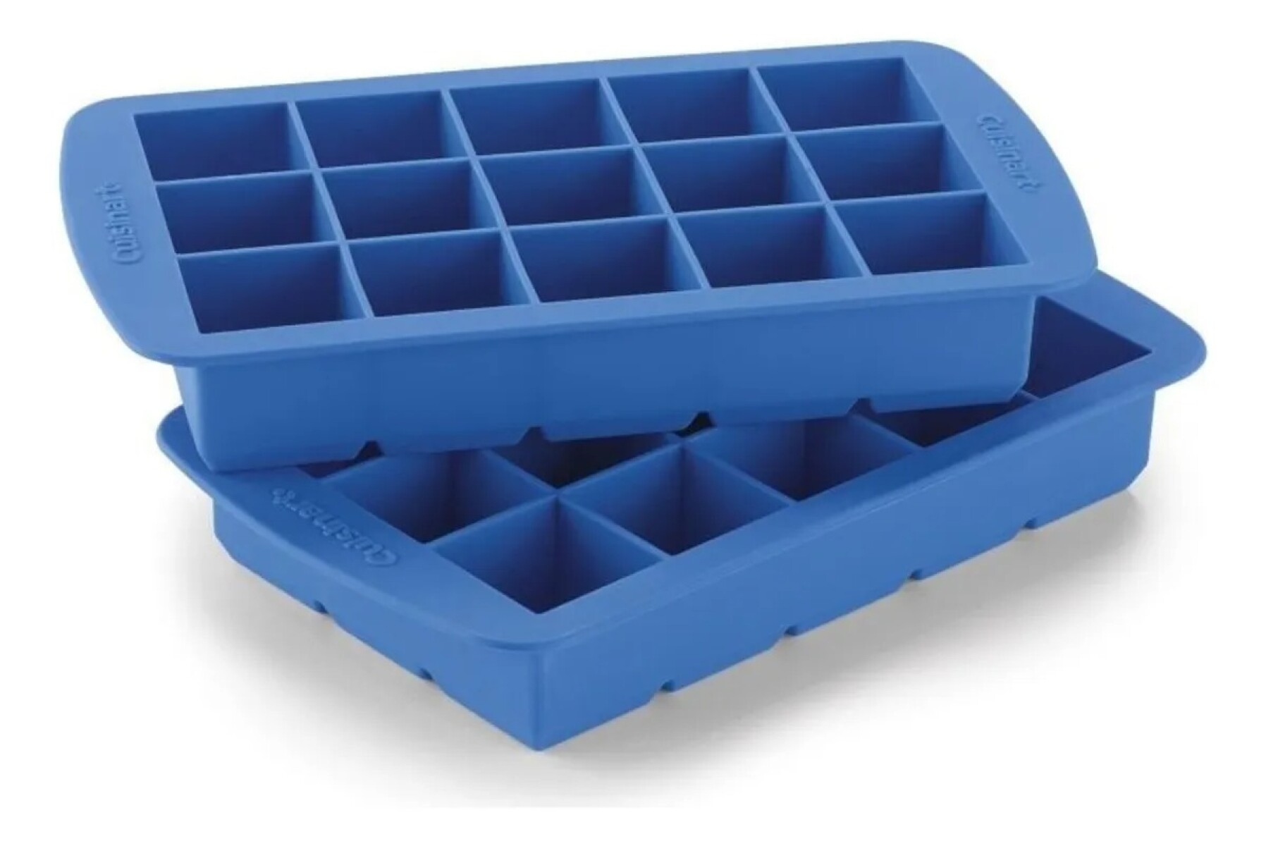 Set 2 bandejas de hielo de silicona Cuisinart azul CTG-00-ICS 