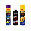 KIT DE CERA EN AEROSOL + SHAMPOO + SILICONA PARA AUTO TEAM Kit De Cera En Aerosol + Shampoo + Silicona Para Auto Team
