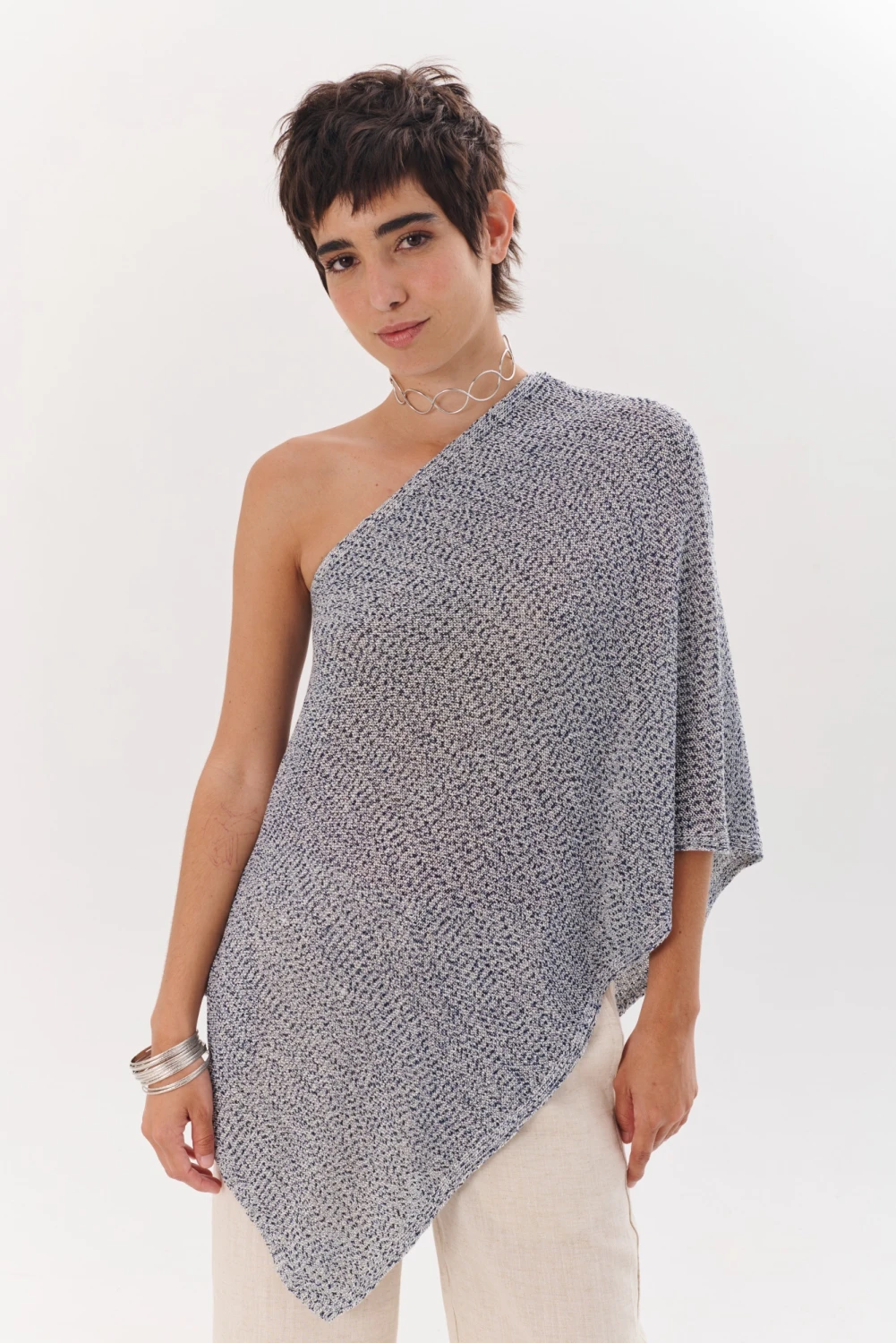 PONCHO SUN azul talle unico