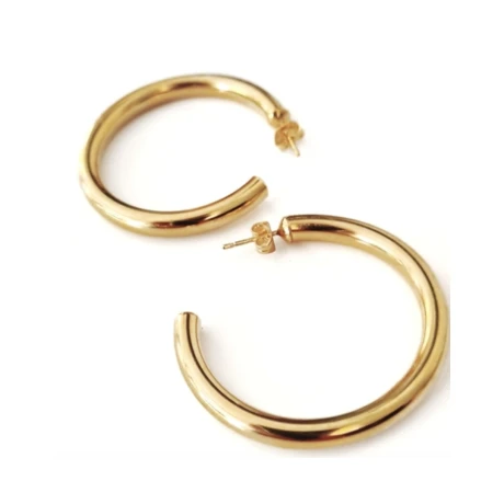 Caravanas Aros Bacall Gold 001