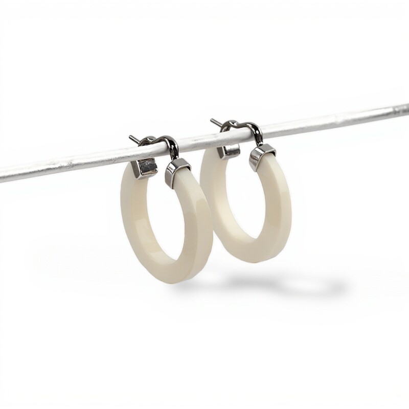 Caravanas aros Nácar - Plata 925 - Nácar - CA4005 conpiedra