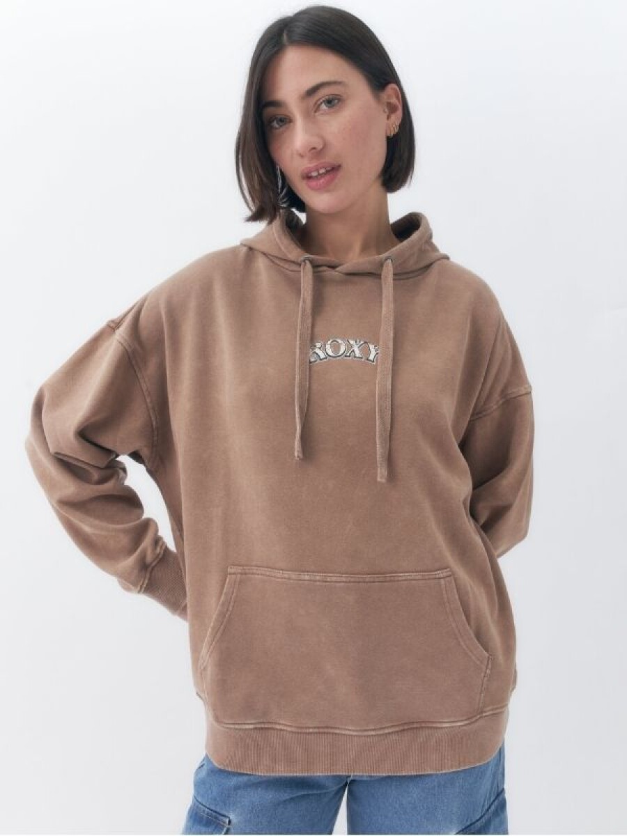 Canguro Oversize Roxy - Marron 