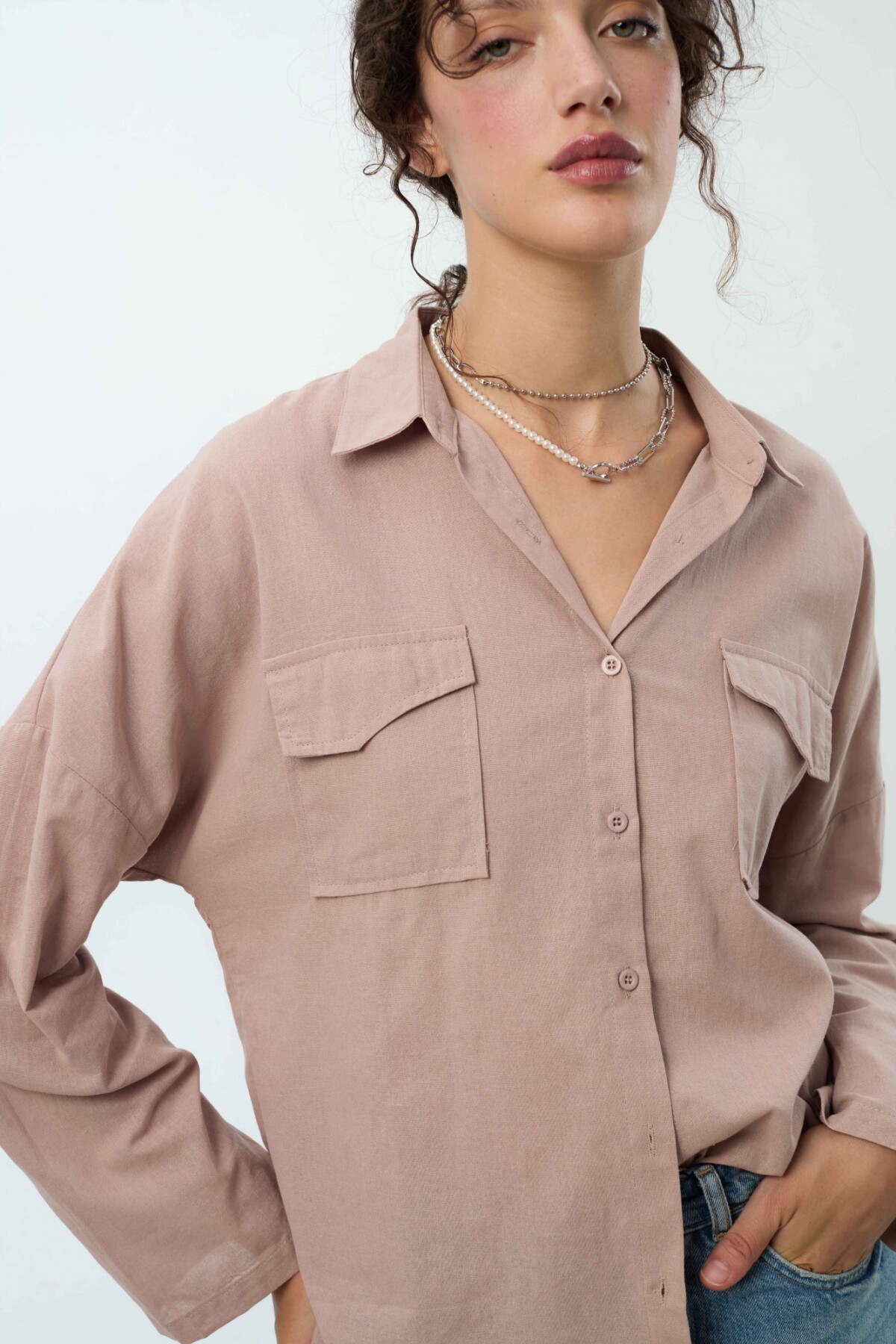 Camisa Jule Tostado