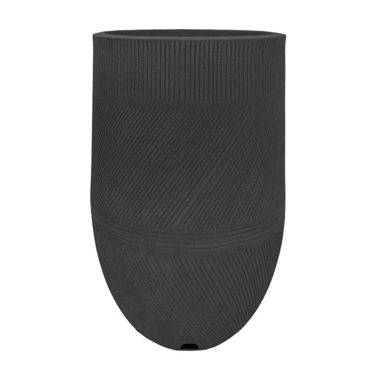 MACETA ARGOS 36X 71.5 - GRIS OSCURO 