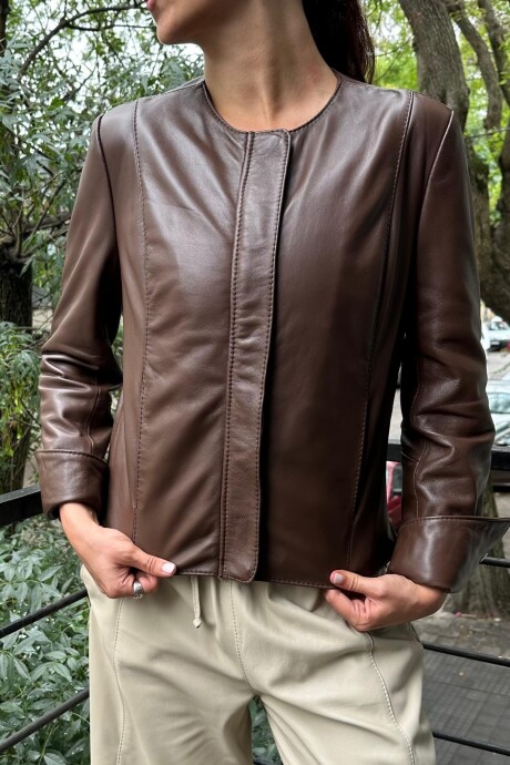 CHAQUETA CANELA BROWN