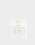 Aros Pasantes Premium Silver Aros Pasantes De Acero Quirúrgico - Plateado