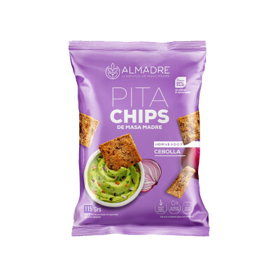 Pita Chip masa madre cebolla 115g Pitachip M Madre Cebolla 115g