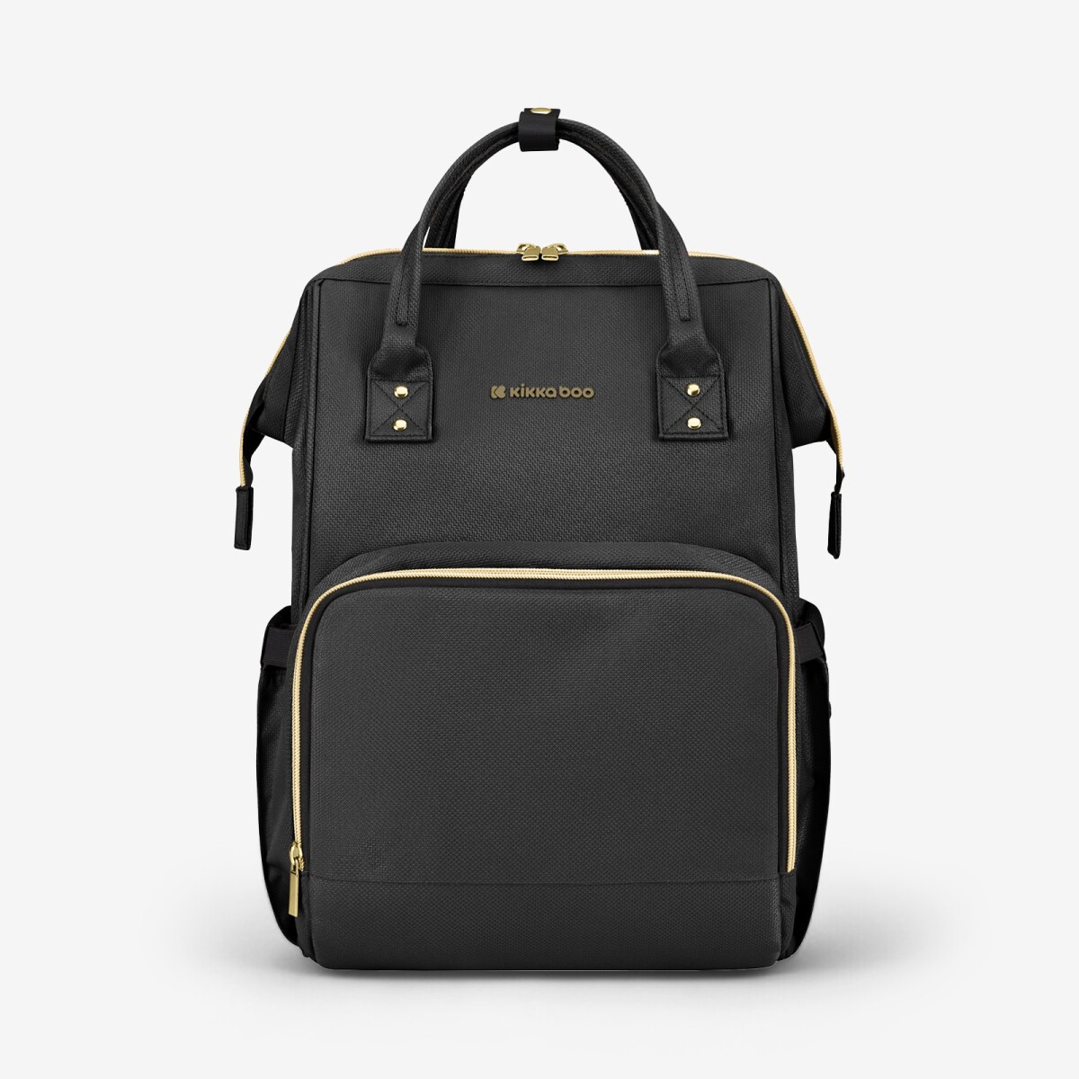 Mochila maternal KIKKABOO SIENNA - negro dorado 