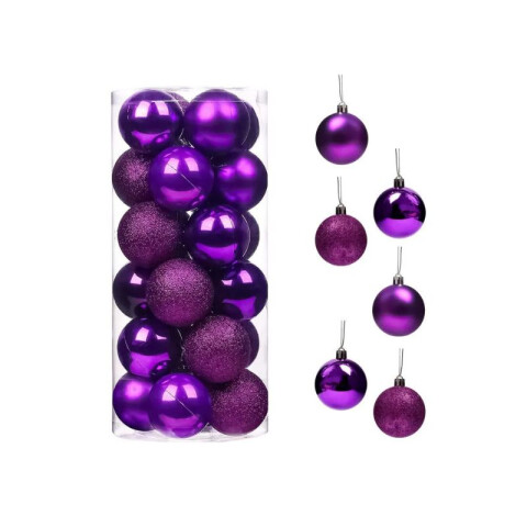 Esferas Mini de Colores Violeta