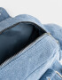 Bowling Denim Cartera Bowling De Denim - Azul Gastado
