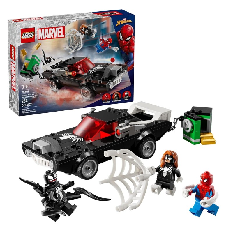 LEGO Marvel Spider-Man vs. Venom Muscle Car 7+ LEGO SPIDER-MAN VS VENOM MUSCLE CAR 7+