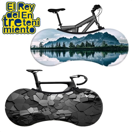 Funda Cubre Bicicleta Elástica Anti Polvo 160 X 55cm Paisaje