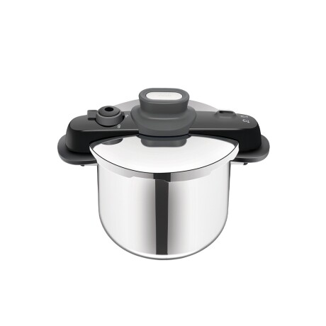 Olla a presión Tefal 8L acero inoxidable 5 sistemas de seguridad compatible inducción Olla a presión Tefal 8L acero inoxidable 5 sistemas de seguridad compatible inducción