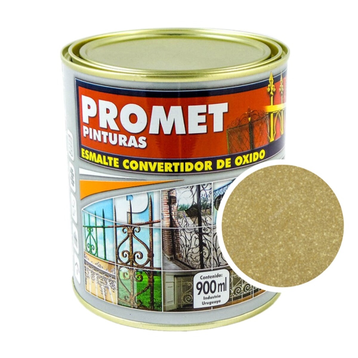 Esmalte Convertidor Forja Dorado 0.9 Lt. 