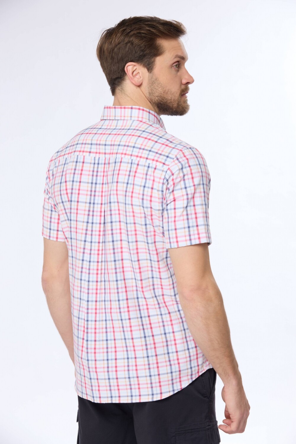 CAMISA SPORT A CUADROS Rojo