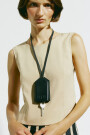 MINI CARTERA LLAVERO Negro