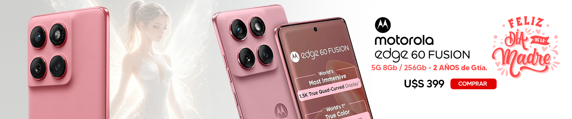 ¡Llegó Motorola Edge 60 Fusion, con súper Descuento!