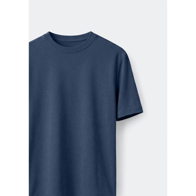 CAMISETA MM MASC AZUL MEDIO
