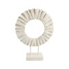 FIGURA CIRCULAR C/BASE MARFIL 31X44CM Unica