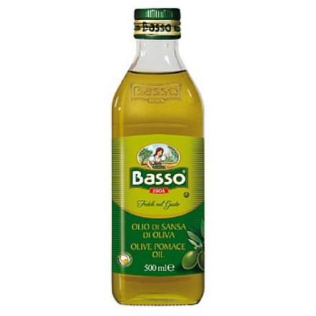 ACEITE DE ORUJO DE OLIVA BASSO POMACE 500ML ITALIANO ACEITE DE ORUJO DE OLIVA BASSO POMACE 500ML ITALIANO