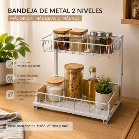 Bandeja de metal 2 piezas Bandeja de metal 2 piezas