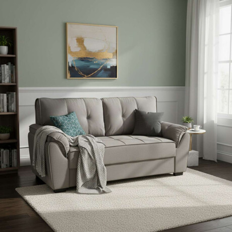 Sillon 2 Cuerpos Montana veludo Gris