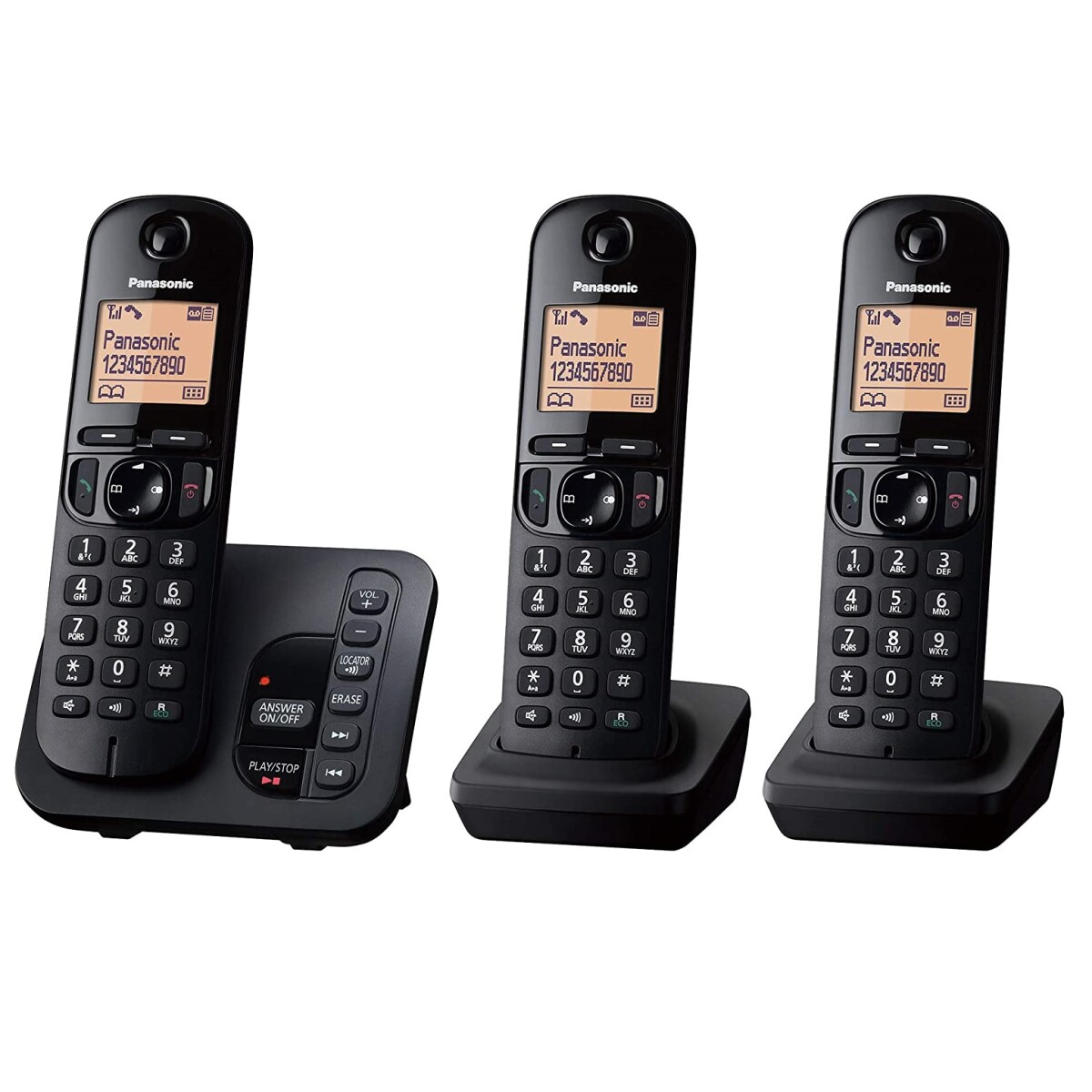 Teléfono Inalámbrico Panasonic Kx-tgc223 Negro 