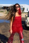 Carnavalera Earrings Rojo