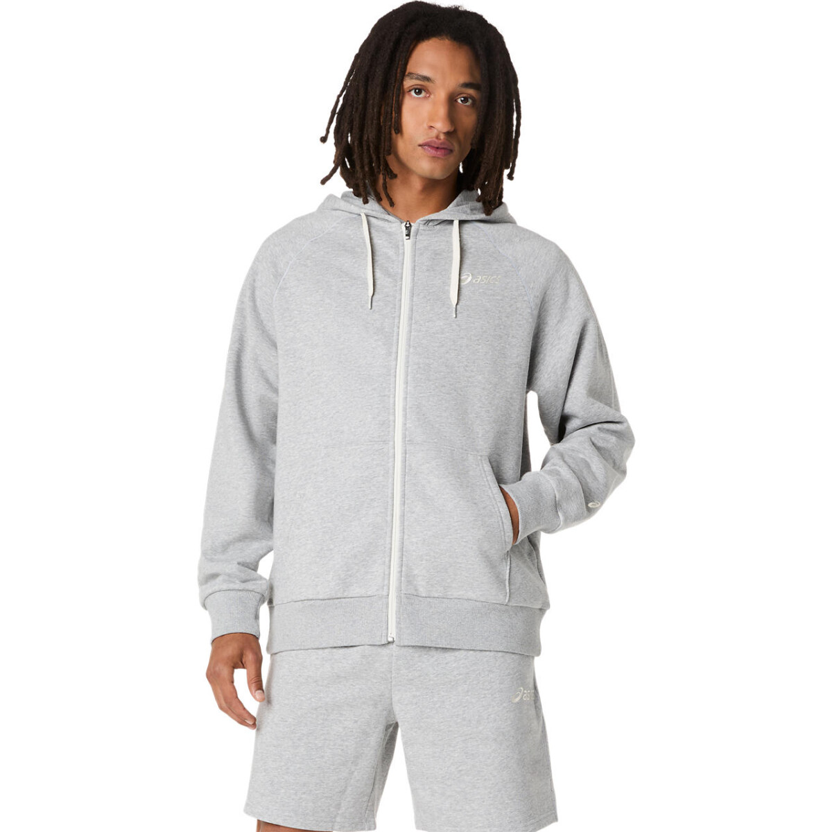 Hoodies Training Asics Logo Fleece Full Zip Hoodie Hombre 