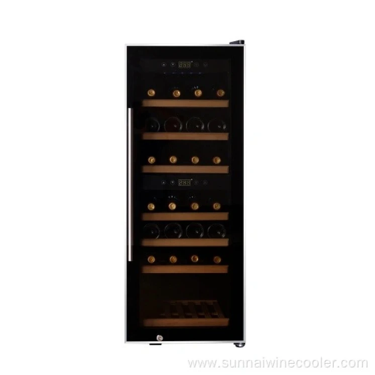 Cava de Vinos Wine Cooler 38 Botellas Doble Zona con Compresor SW-38