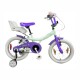 Bicicleta Baccio Mystic Sweet rodado 16 VERDE/VIOLETA