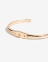 Pulseras Rígidas Strass Pulsera Rígida Con Strass - Dorado