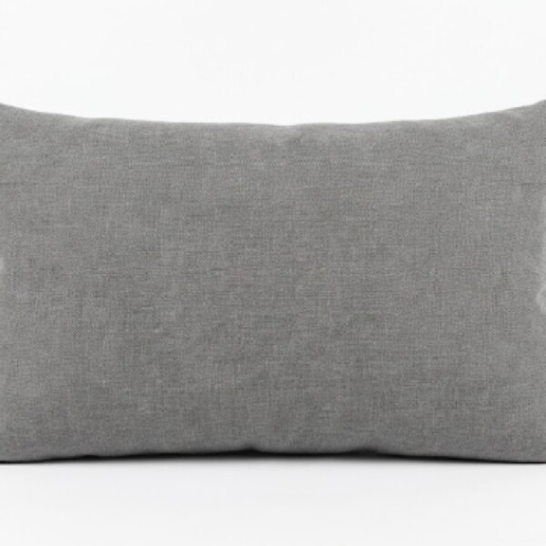 Almohadón Deco Gamuza Gris Oscuro 30×50 cm